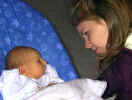 Audrey meets her cousin Alexis 11-29-03.jpg (102114 bytes)