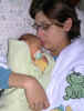 Kim napping with Audrey 11-27-03.jpg (69013 bytes)