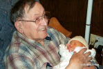 great grandpa steinmetz and audrey 11/23/03